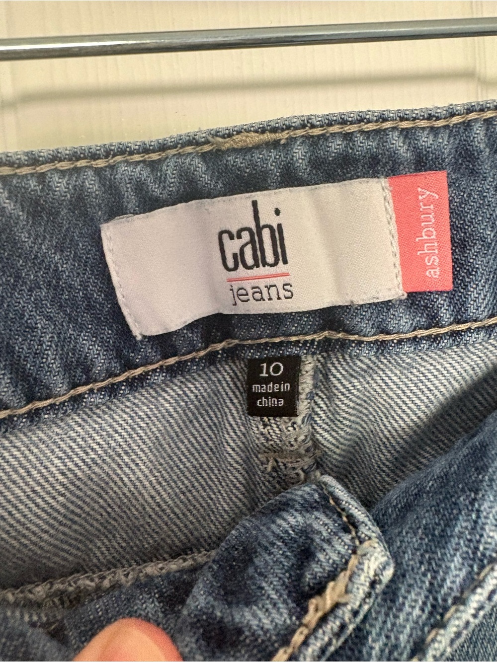 CABI Ashbury wide leg jeans size 10 - Picture 4 of 7